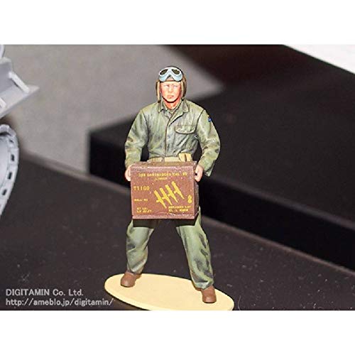 Tamiya 1/35 Military Miniature Series No. 347 U.S. Army Tank Crew Set, European Front, Plastic Model Kit 35347