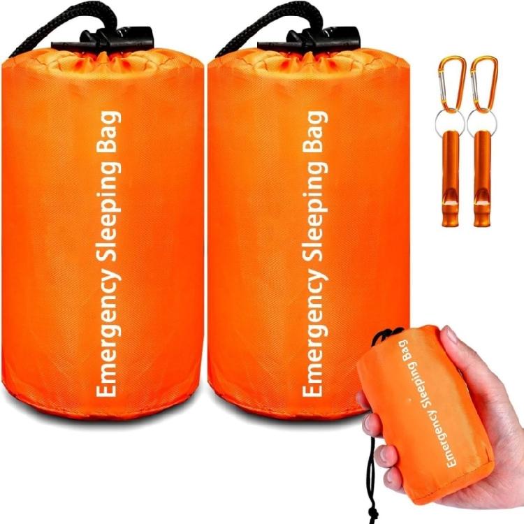 Heavy Type Emergency Sleep Bag With Whistles Waterproofed Insulation For Extreme Cold Weather Survival