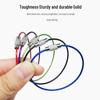 Rainbow Coated Steel Wire Keyring: Multi-Purpose Stainless Steel Snap Hook