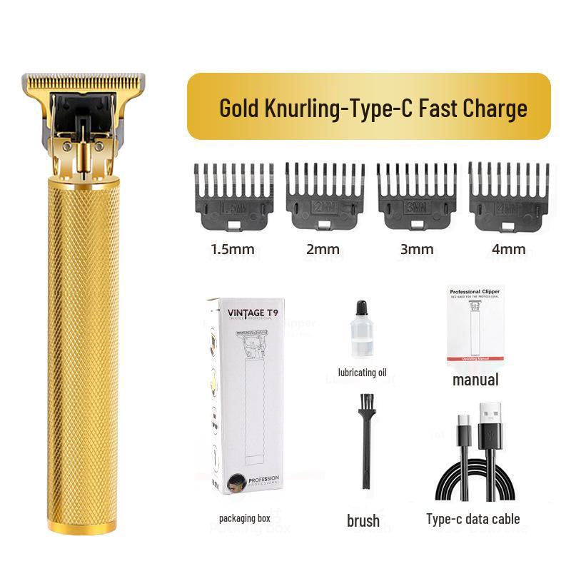 T9 Salon-Grade Men's Multifunctional Electric Hair Trimmer & Clipper