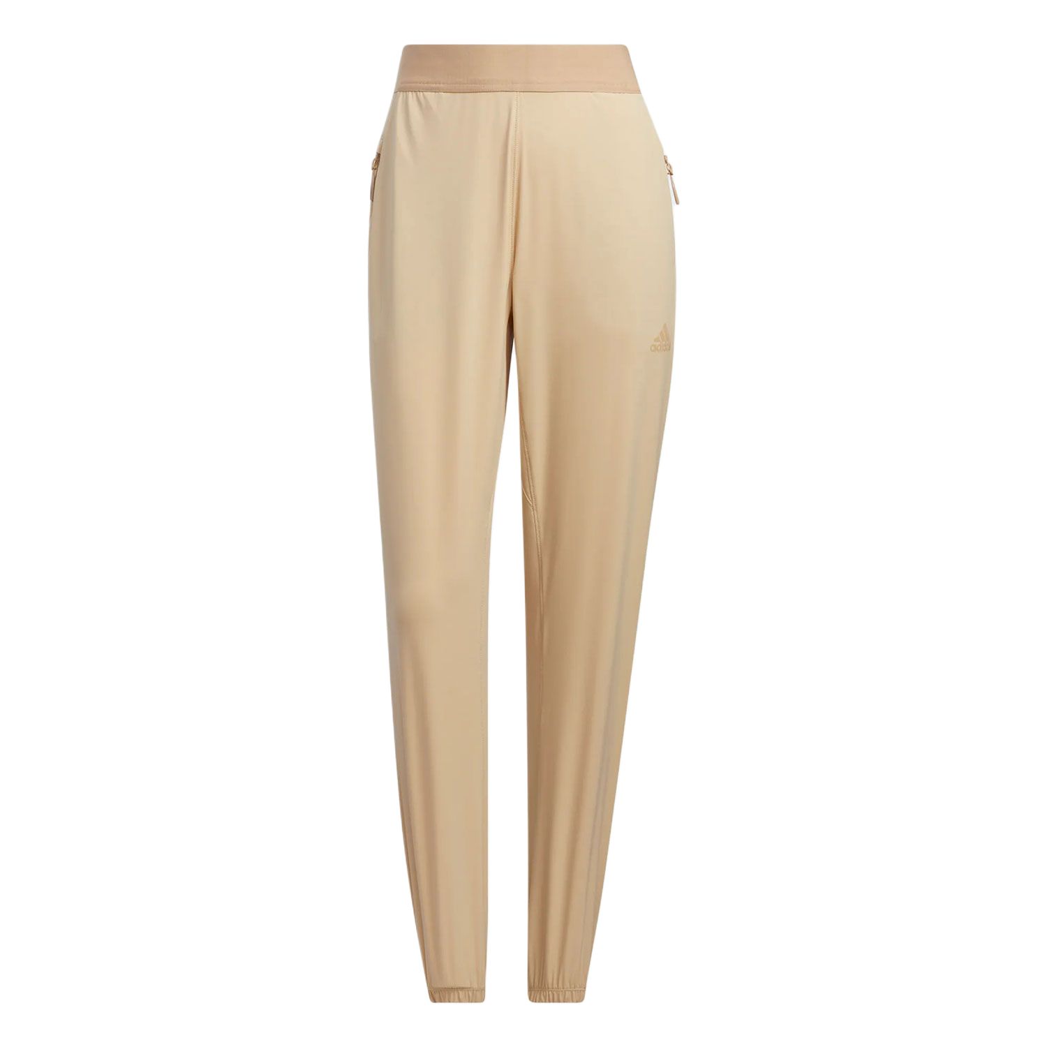 Adidas Knitted Sweatpants Women s Light Umber Moderate Cuffed Pants HZ7040 S