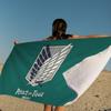 Anime A-Attack On T-Titan Microfiber Beach Towel Absorbent Quick Dry Soft Yoga Swimming Resort Mountain Climbing Towel
