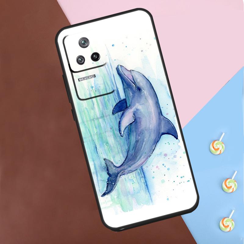 Ocean Dolphin Case For Xiaomi 13T Pro 14 12T 11T 12 13 Lite POCO F5 X3 X4 X5 X6 Pro M6 F3 F4 M5s Cover