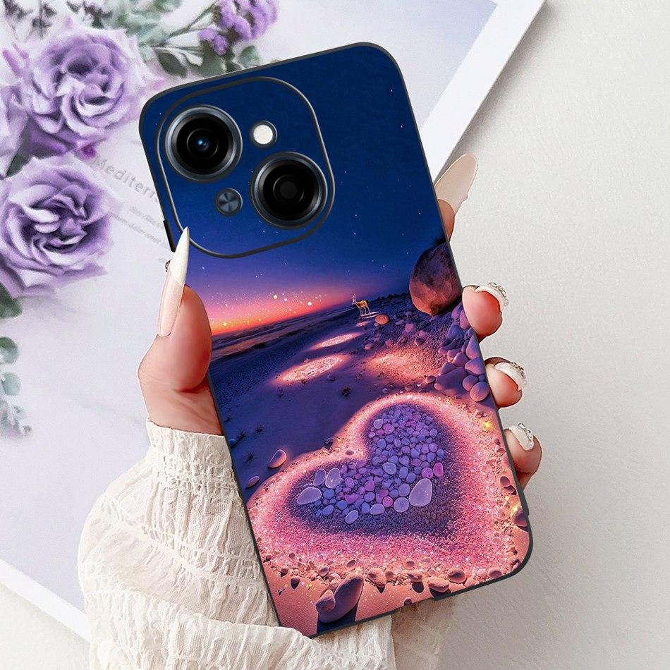 For Tecno Spark Go 1 Fashion Cool Pattern Phone Case For Tecno Spark Go 2025 Go1 Black Silicone Soft Cases