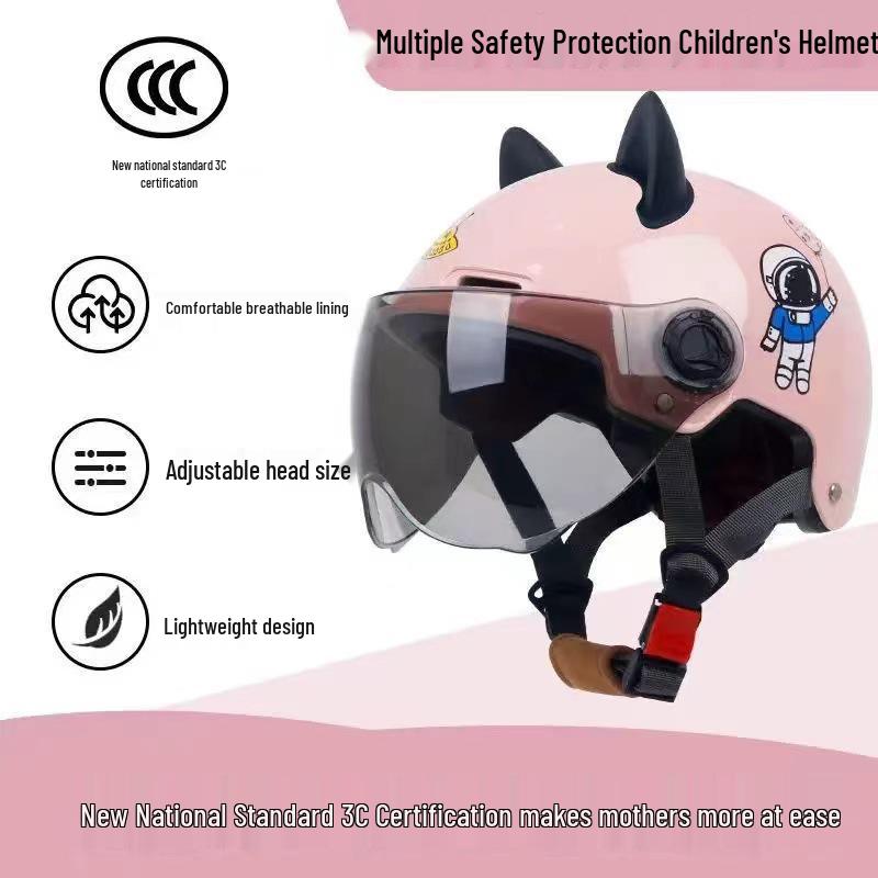 Kindersicherheitshelm 3C-Standard für Elektroroller - Universell passend für alle Jahreszeiten