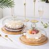 Serving Set Yes Lid Dome Cheese Cloche Dome Serving Tray Organizer Cake Stand Bread Fruit Plate Display Holder for Party Cheese