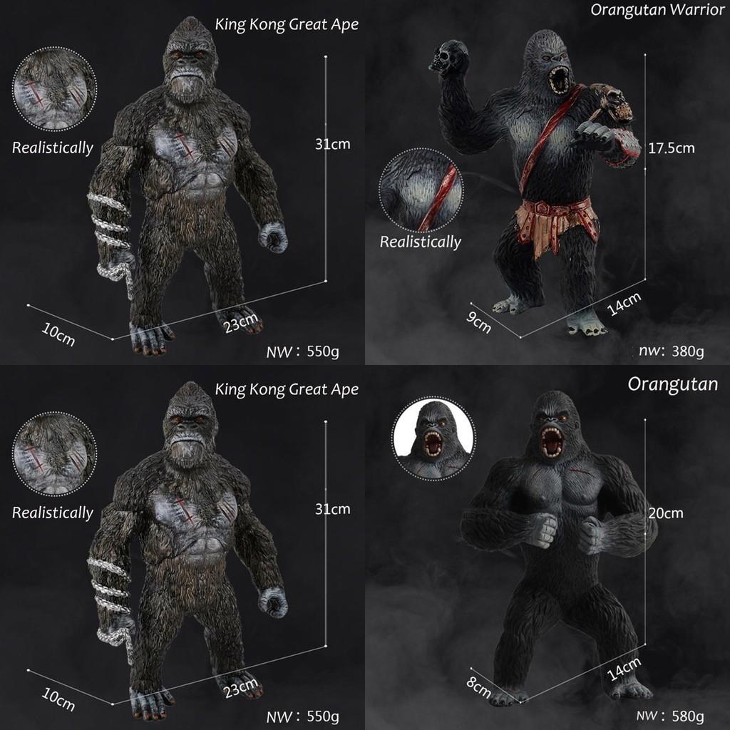 King Kong Gorilla Model Figure Skull Island Toy Exquisite Collectible For Imaginative Play And Display