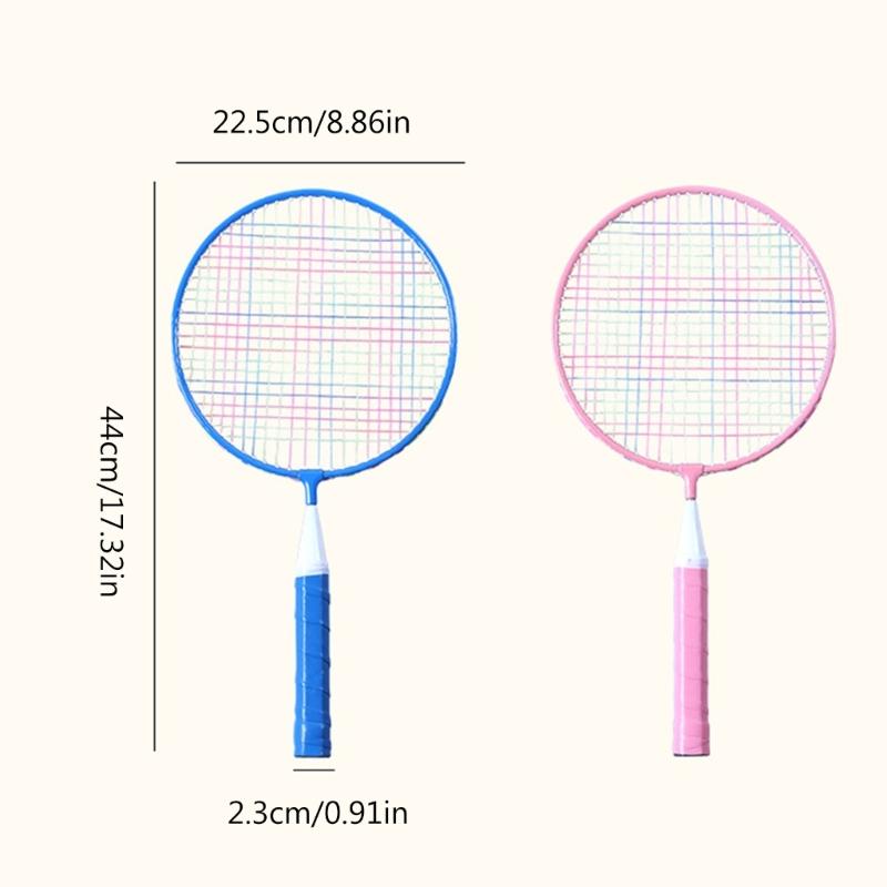 Badminton Racket Outdoor Racquet Sports Toy for Children with Shuttlecocks, Lawn Yard Badminton Game Set for Kids Adults