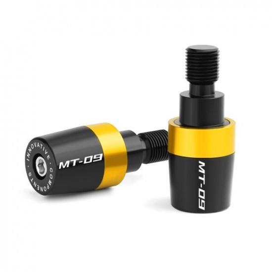 Handle Bar Ends Grips Plugs Caps For YAMAHA MT09 MT-09 2014- MT 09 Handlebar