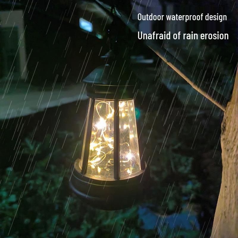 Solar Dog Lantern, Waterproof Retro Outdoor Garden Light