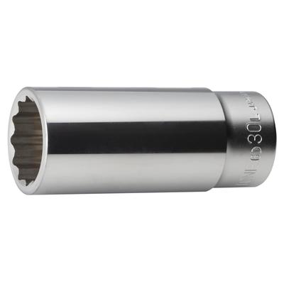 TONE Deep Socket (12-Point), 6D-30L, 19.0mm (3/4") Drive, 30mm Width