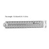 Transparent Acrylic Ruler 30cm Length Plastic Ruler Creative Scale Ruler  Office Use