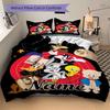 Custom Textile Tom Jerry Bedding 3 Piece Set HD Print Duvet Cover Pillowcases for Teens Adult Bedroom Decoration