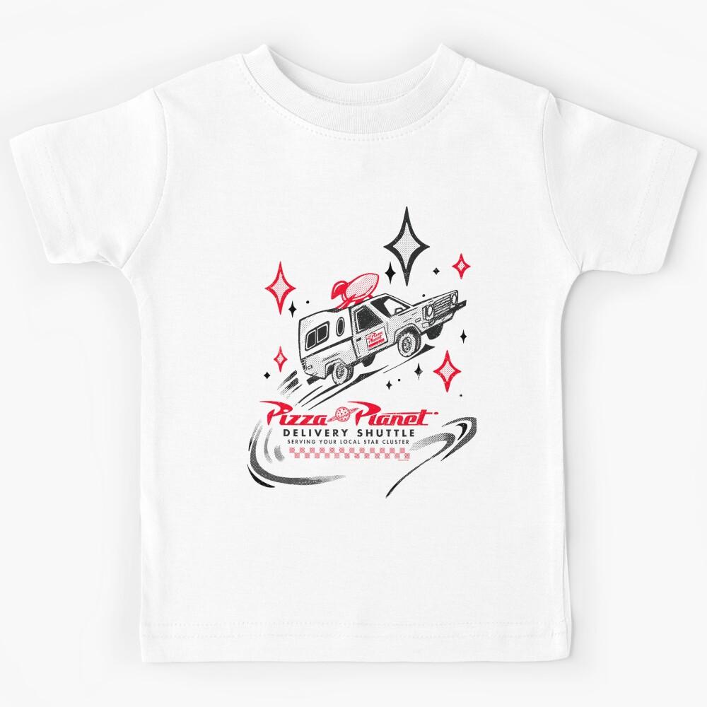 Toy Story Pizza Planet Delivery Shuttle Kids T-Shirt 100
