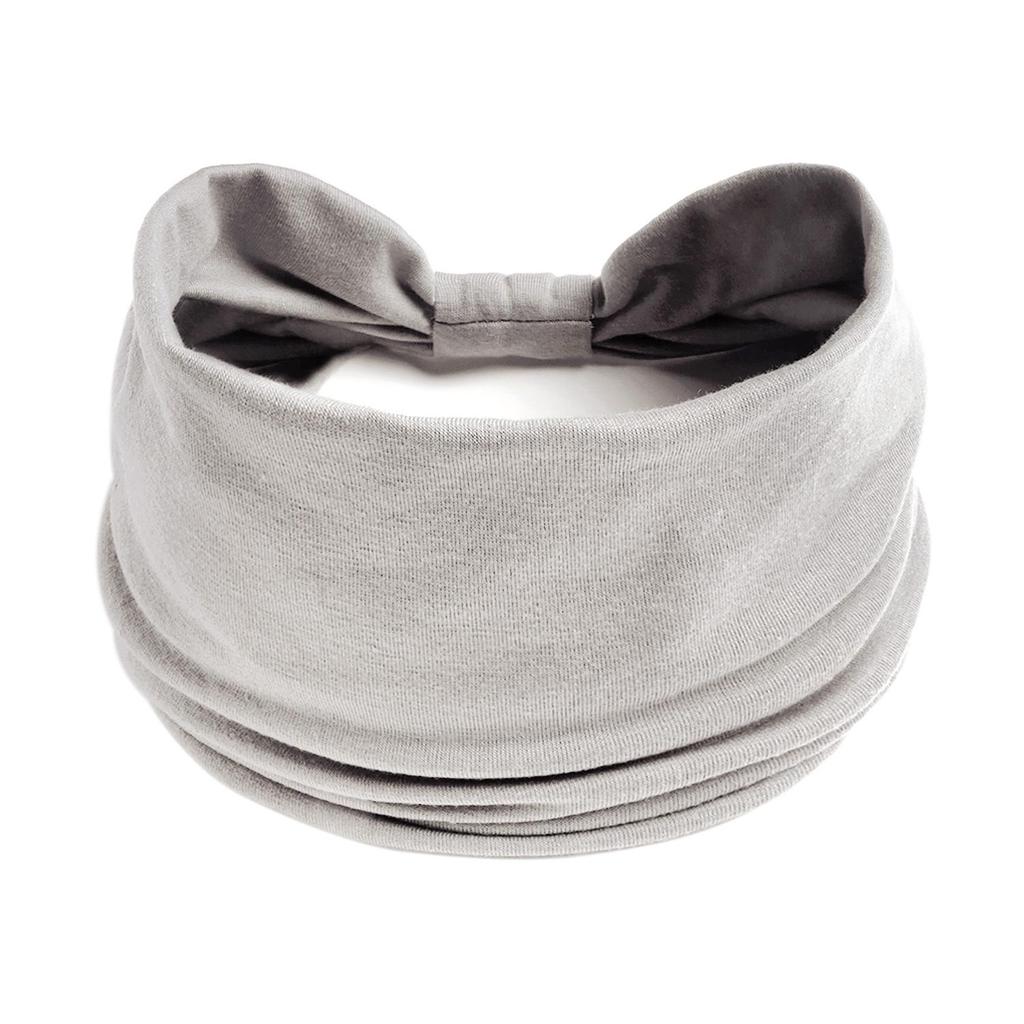 Women's Solid Color Elastic Yoga Headband - Wide, Sweat-Absorbing Sport Macaron Design