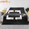 Omnium Gatherum 'Scratched Logo' Ultra-Soft Blanket Quilt Winter Sofa Cover Bed Covers