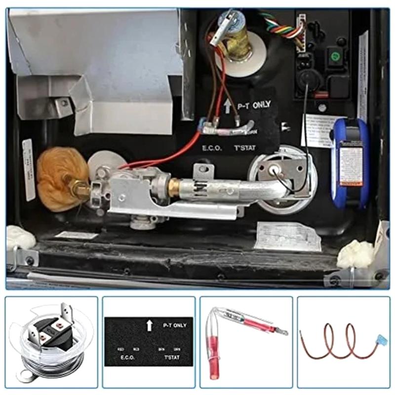Thermal Cutoff set for  Water Heaters with Igniters &  Thermostat Assembly Excellent for Trailer  91447 & 93866