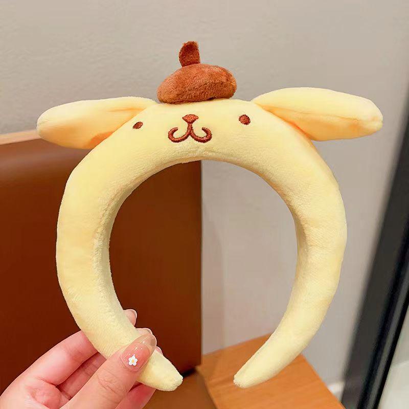 Entzückendes Plüsch-Herz-Hasenohren-Stirnband zum Gesichtwaschen - Niedliches Cartoon-Haaraccessoire