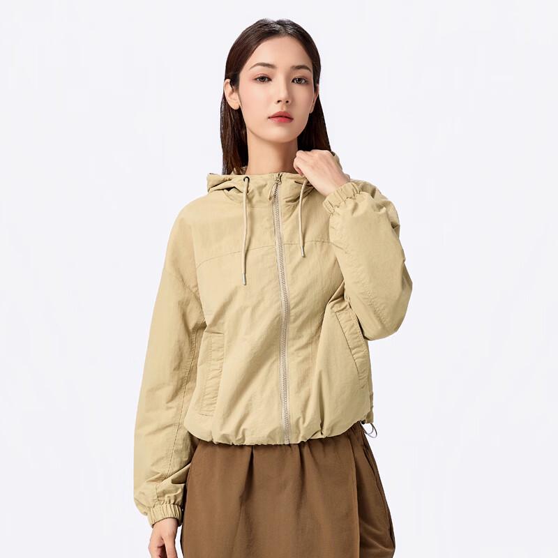 Luomeng Unisex Hooded Windproof Water-Repellent Windbreaker