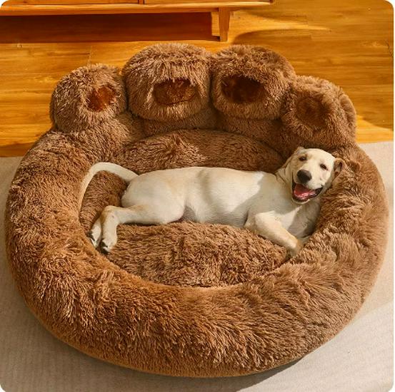 Winter Warm Bear Paw Pet Bed - Cute Four Seasons Universal Dog & Cat Bed
