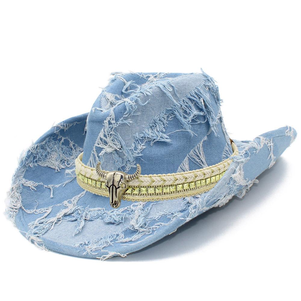 Street Trendy Brand Men's and Women's Four-season Top Hats Couple Hip-hop Bull Head Accessories Jazz Hat European and American Gentleman Hat