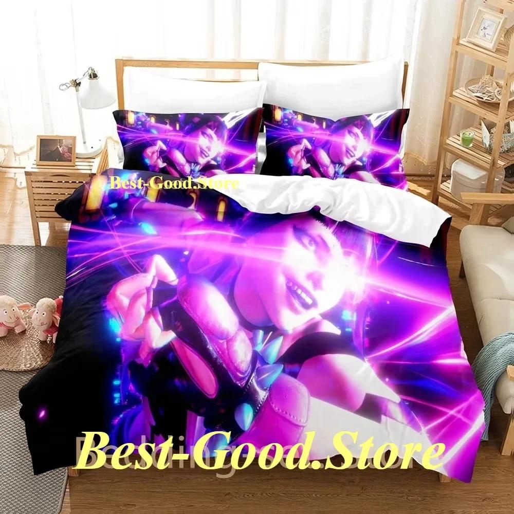 Hip Hop Game Juri Han Bedding Set Printed Bed Set With Pillowcase Bed Duvet Cover Soft Single Double Queen Super King Size