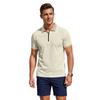 Men's Casual Short Sleeve Half-Zip Shirt – Versatile Design – Fit – Everyday Wear for Summer – for Casual Outings