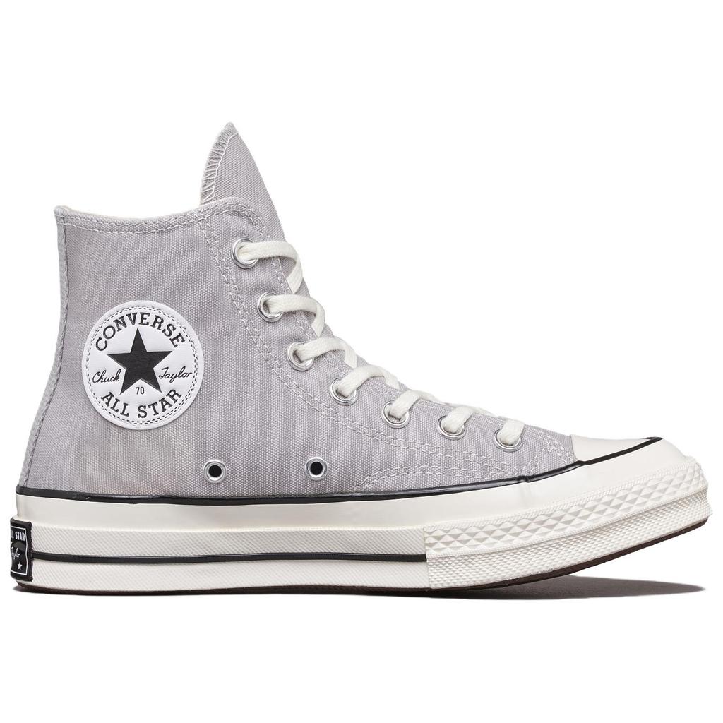 Converse Chuck 70 Fashion Versatile High-Top Canvas Shoes Unisex Gray