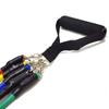 Resistance Band Collection Multifunction Fitness Tension Rope 5-Tube Elastic Tension Rope for Stretching Abdomen Training Gym Equipment