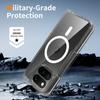 For Pixel 11 Pro Fold Clear Phone Case, Compatible with MagSafe Drop Protection Cover for Google Pixel 11 Pro Fold