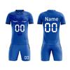 Short Sleeve Soccer Jersey and Shorts Set for Men Athletic Fit Breathable Quick Dry Lightweight Team Uniforms for Training Match