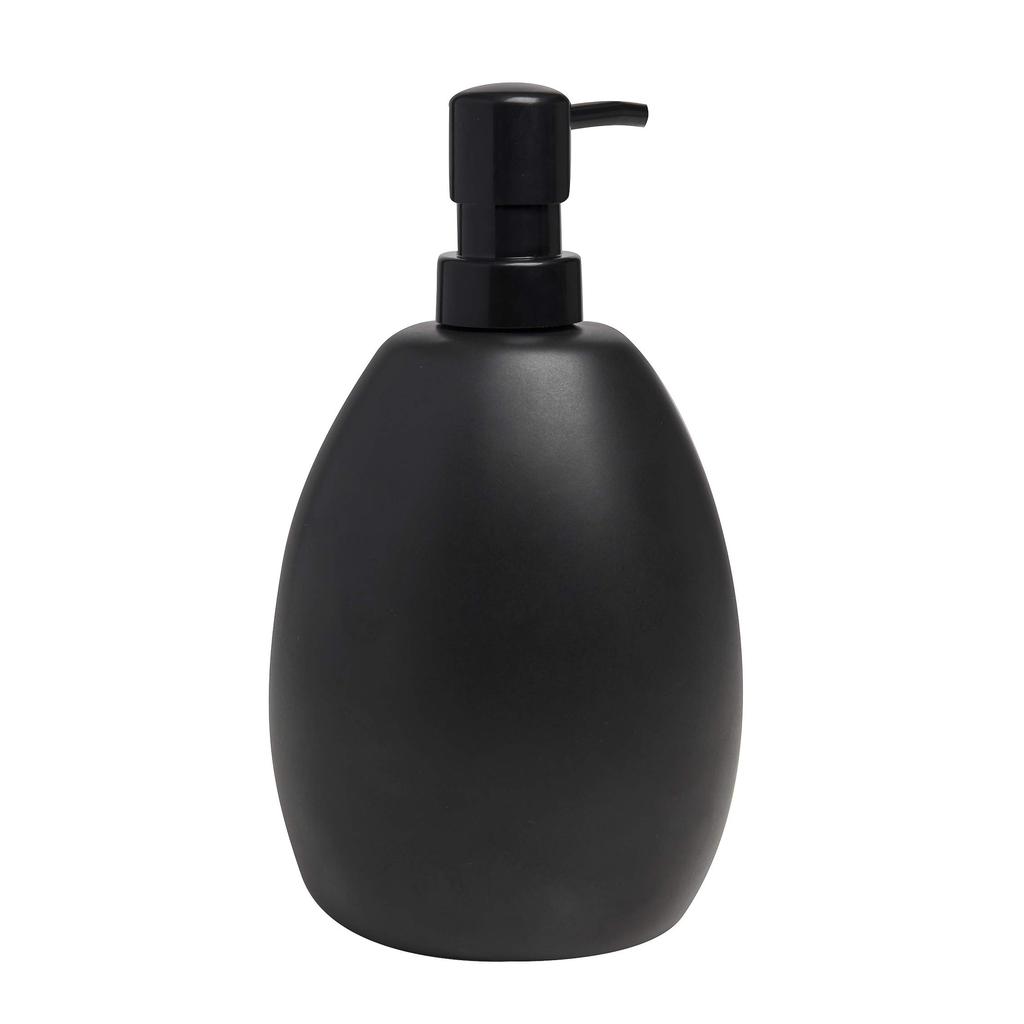 Umbra JOEY Soap Ceramic Soap Pump with 740ml Dispenser, Scrubby, Black,