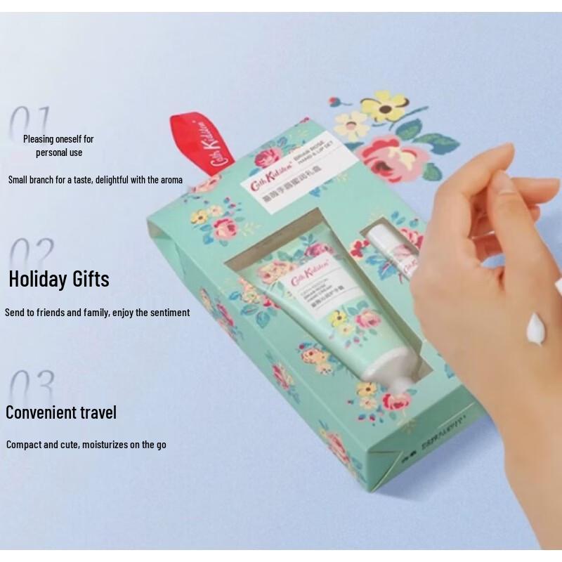 Cath Kidston Rose Lip Gloss & Hand Cream Gift Set