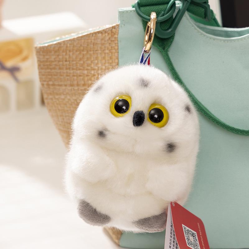 Cute Panda Plushie Backpack Pendant & Small Rabbit Hamster Toy