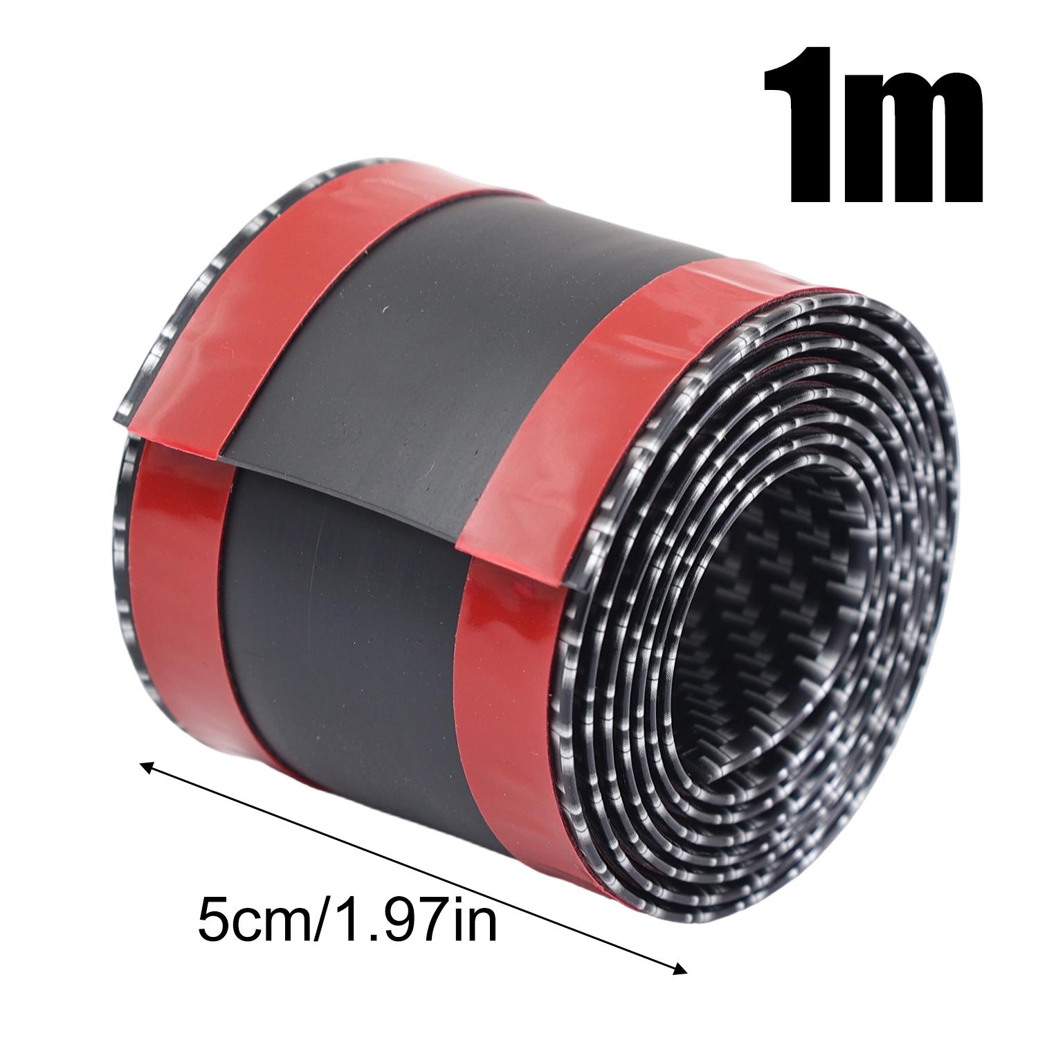 

Carbon Fiber Car Threshold Portector Moulding Strip Trim Bumper Strip Door Sill Film Anti Scratch Guards Car Sticker