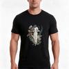 Autumnal Fox Skull Tshirt Summer Casual Cotton Tee Oversized Streetwear Tops Vintage Graphic Print Loose Fit Short Sleeve