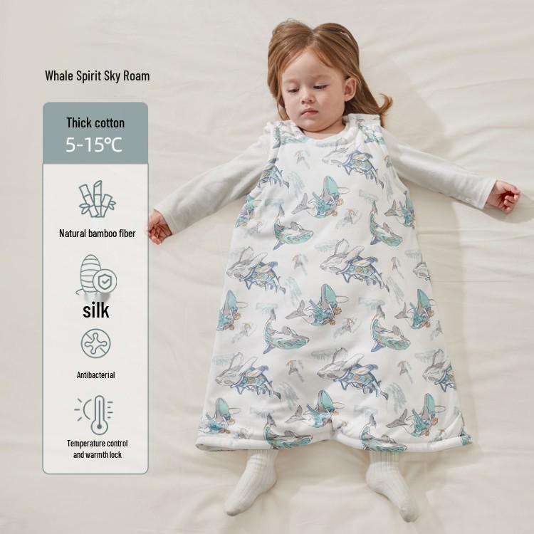 Universal Baby Silk Sleeping Bag & Vest – Anti-Kick, All-Season Comfort for Spring & Autumn