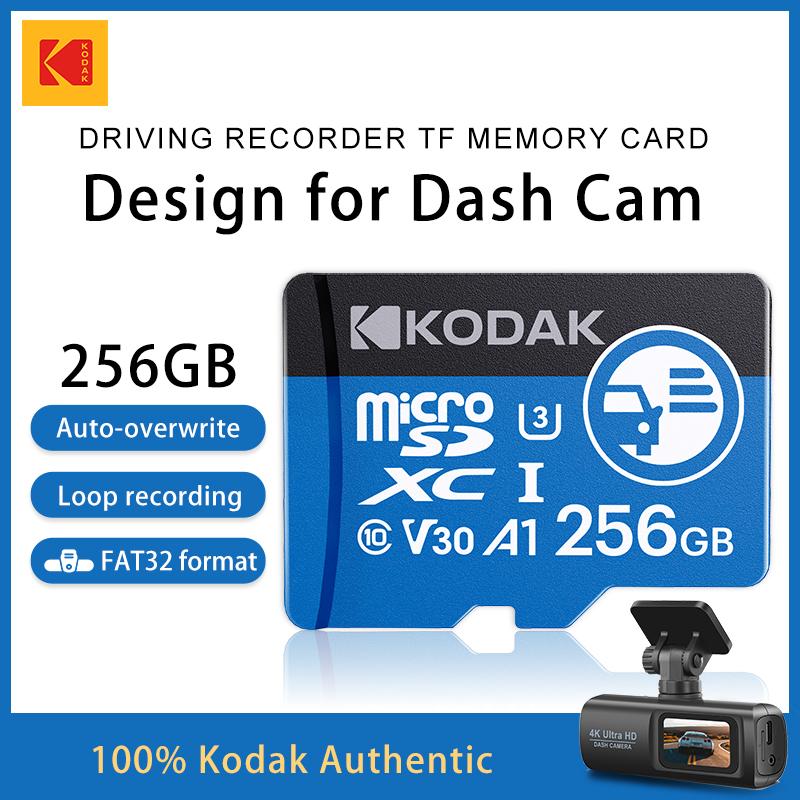 KODAK KD360 High Speed Micro SD Card 32GB/64GB/128GB/256GB for Car Dash Cam & Vehicle Camera, 4K Video Recording