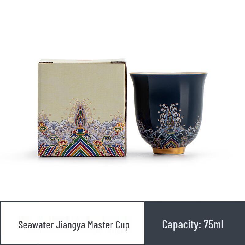 Nanshan Mr. Palace Style Ceramic Kung Fu Tea Tasting Cups (Set of 4)