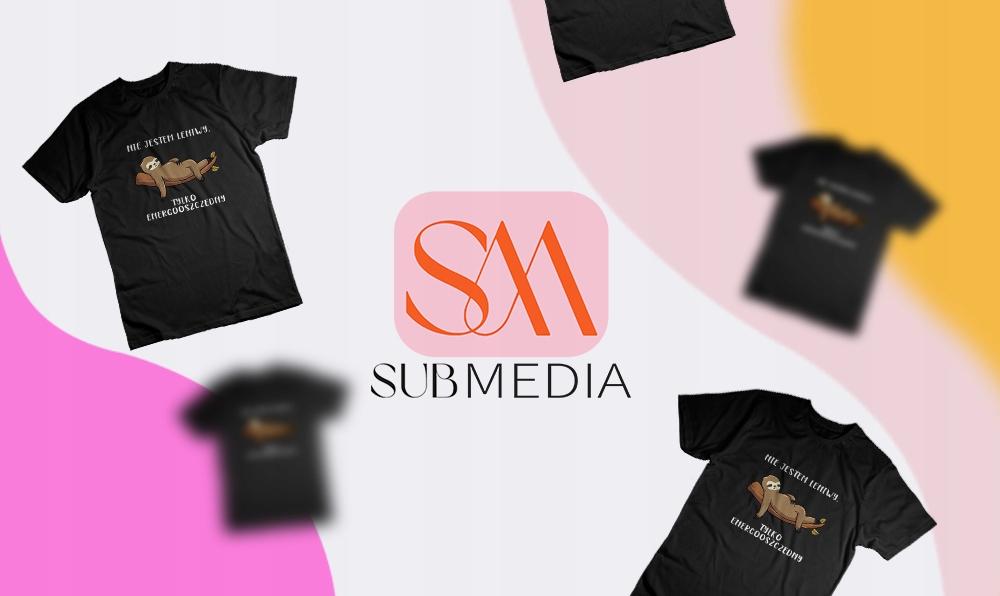 Śmieszna Koszulka Z Nadrukiem Męska Leniwiec R. L