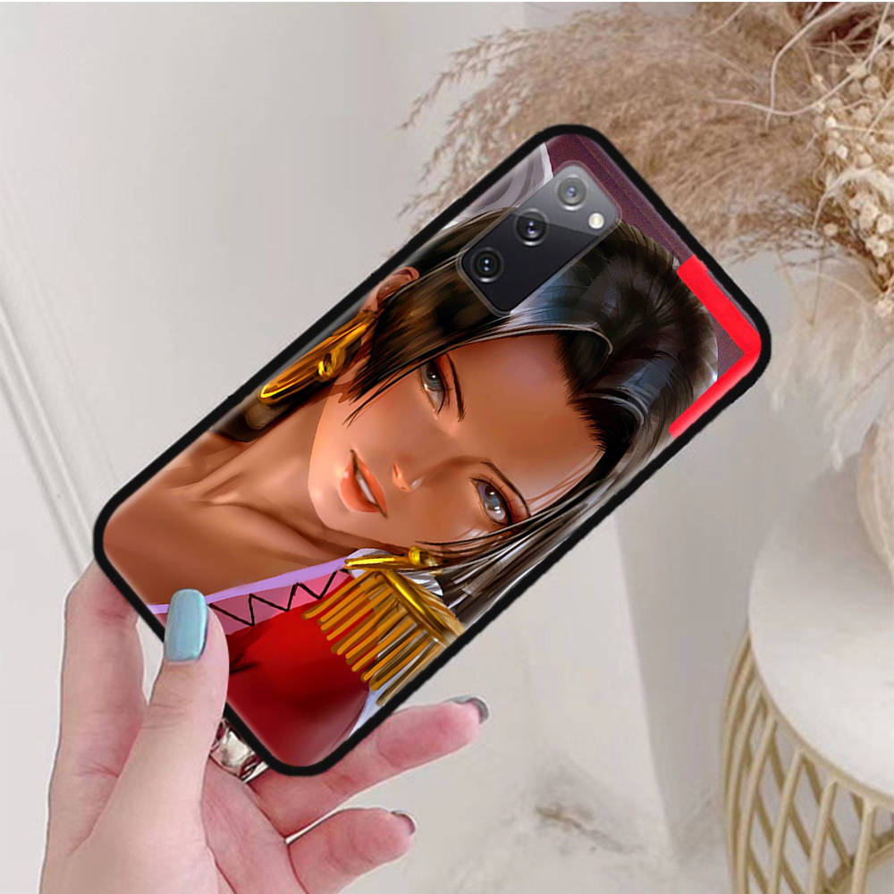 Black Case for Xiaomi Poco X6 X4 M5 M6 F5 F6 C65 C55 C50 C51 C40 Pro Redmi 14C A3X 13C 12C 11T 10A 9C Note 7 6 8A Plus W-74 One Piece Nami Hancock