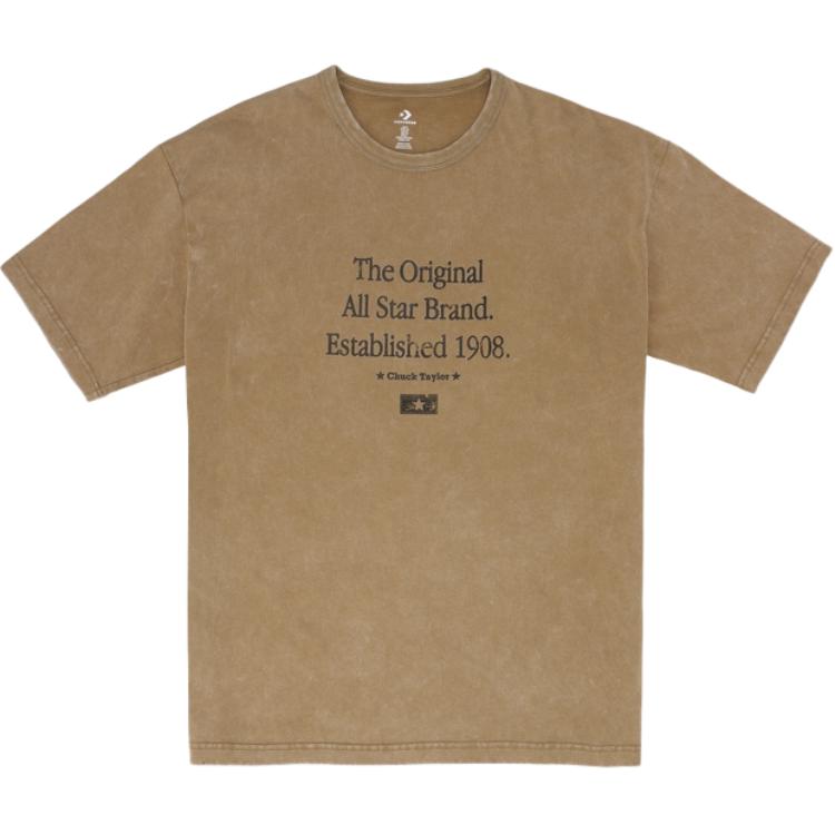 

New Converse T Shirts Men s Dark Brown MCH624-023 M