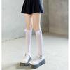Good-lookingjkCalf sockslolitaGirly Girl Sweet Lace Mid-Calf Length Socks Summer Thin Bow Lolita Women