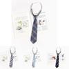 Kids Tie With Striped Badge Pattern For School Uniforms And Casual Wear