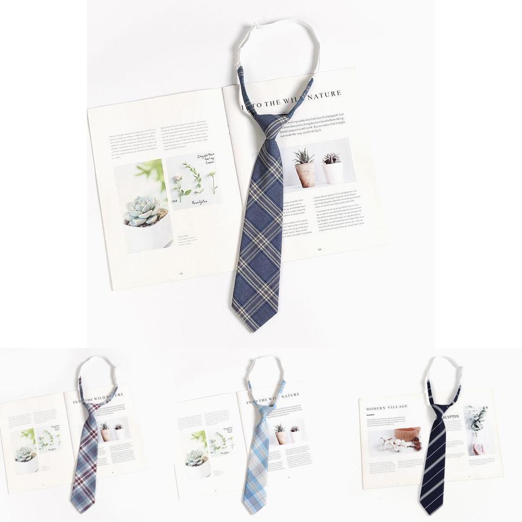 Kids Tie With Striped Badge Pattern For School Uniforms And Casual Wear