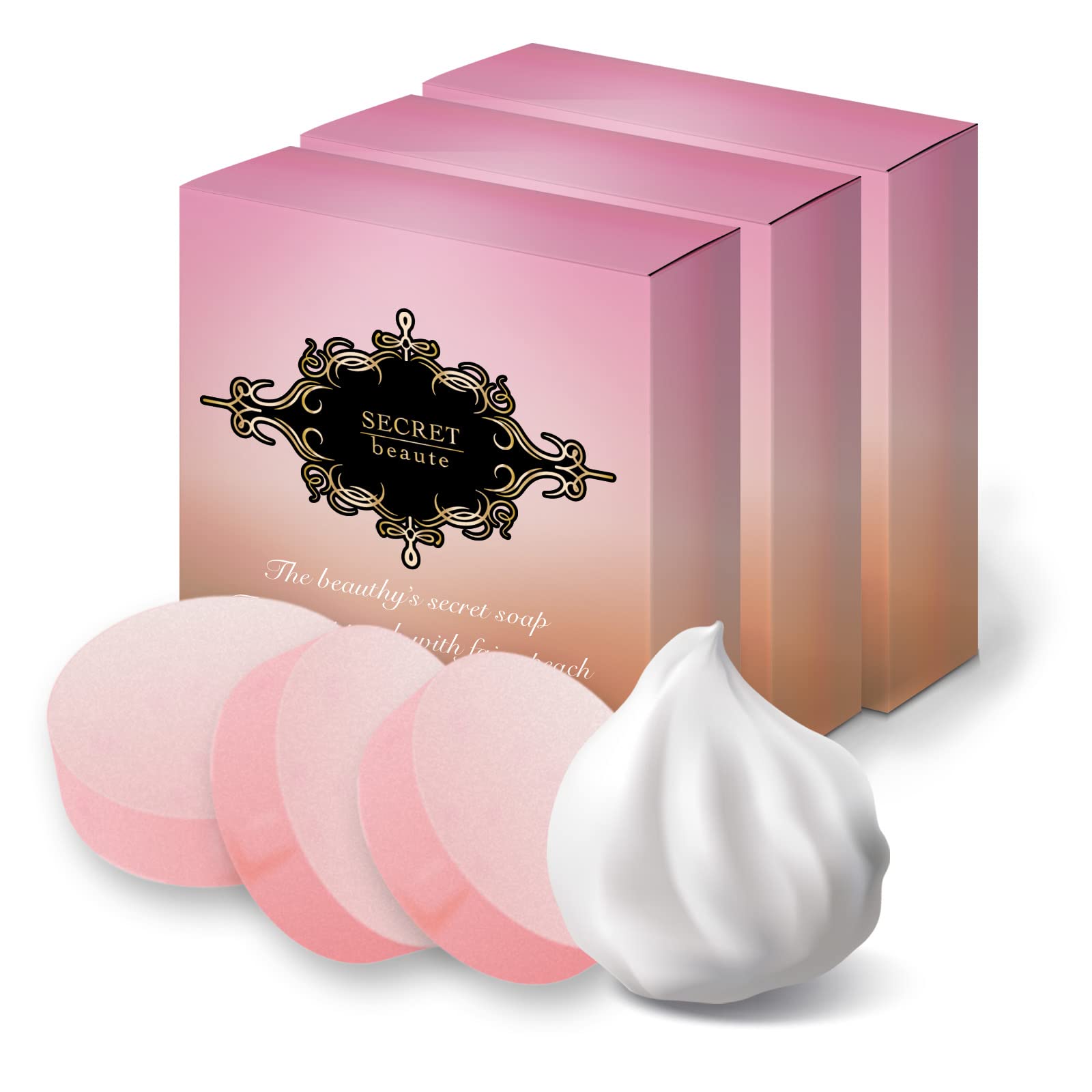 

Delicate Zone Soap Floral Scent Care Soap Moisturizing VIO Pores [Secret Beaute] (3)