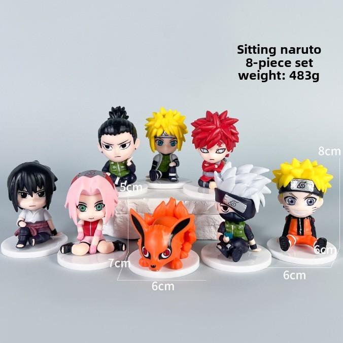 נארוטו סאסקה קקאשי איטאצ'י דמות אנימה דגם פסלון קישוט לאספני אנימה ולמתנות