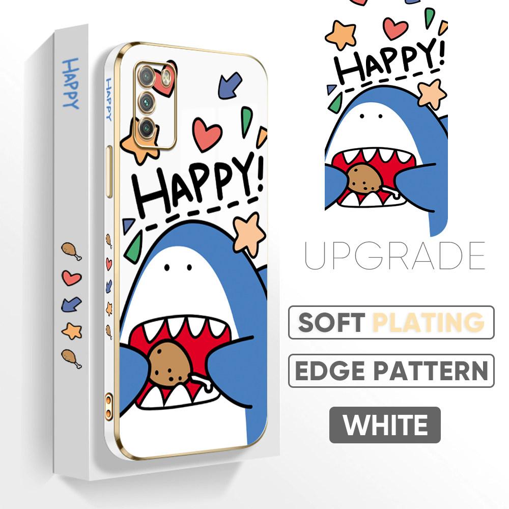 Bunte Druckmuster Quadratisches Randmuster Gehäuse Überzogene Telefonschale Luxus Überzogene Weiche Telefonhülle für Huawei Honor Xiaomi Redmi