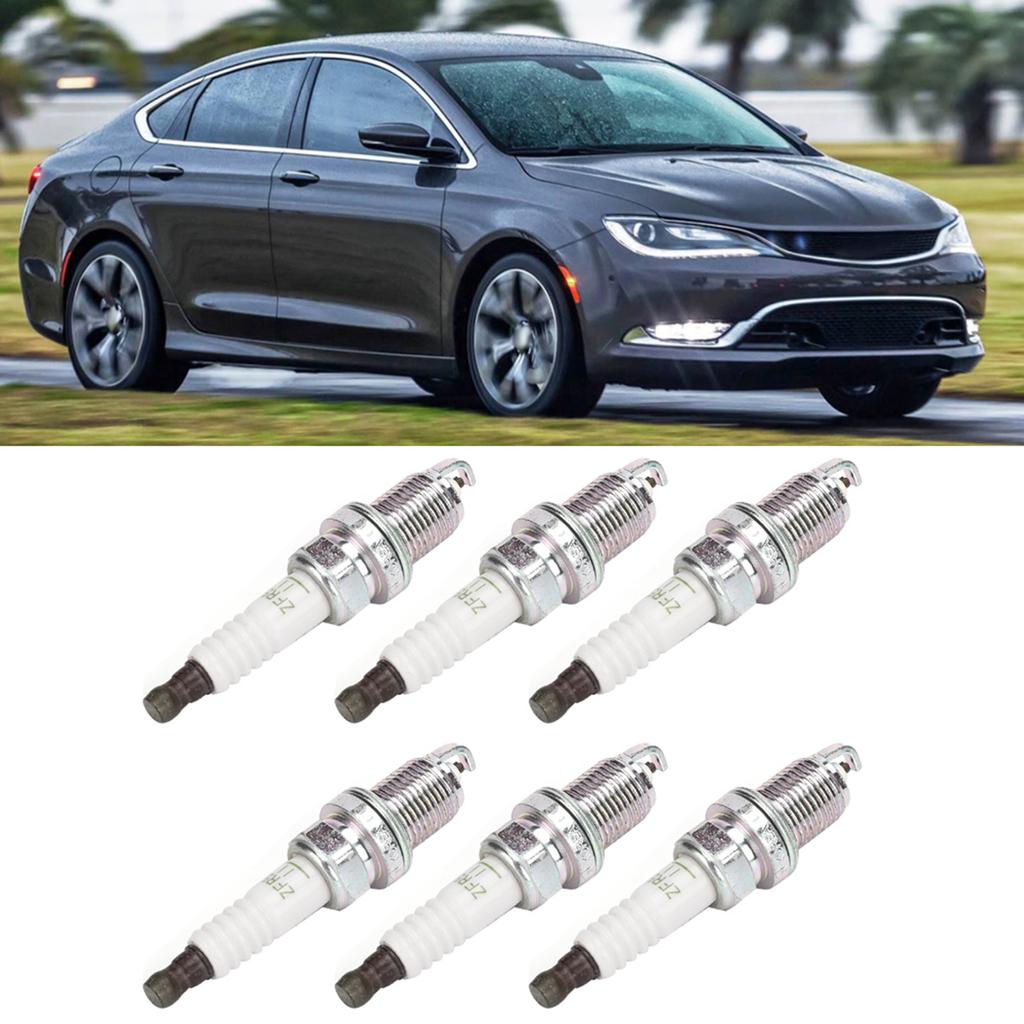 6pcs Spark Plugs Fits for Dodge Journey 2007‑2019 ZFR5F 11