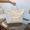 Versatile Jelly Manual Bag for Women Simple Large Capacity Commuting Tote Elegant and High-end New